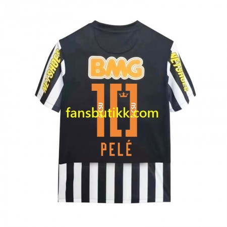 Fotballdrakt Santos PELE 10 Retro Bortetrøye 2011-2012 Kortermet
